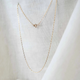 Hayseed layeringn necklace fra Wild Fawn Jewellery