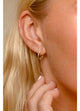 Mini organic hoop earrings fra Wild Fawn Jewellery.